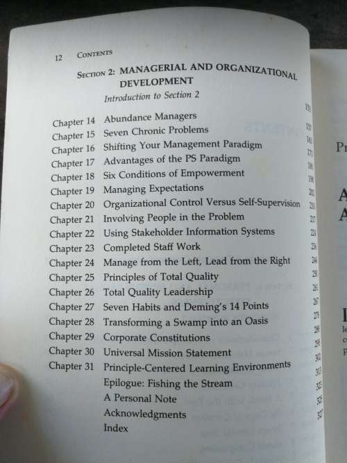 PRINCIPLE CENTERED LEADERSHIP STEPHEN R COVEY A Philosophy for Life and Success in Business