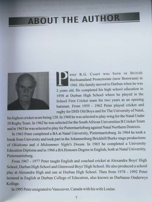 HEAR THE RINGDOVE CALL PETER COURT