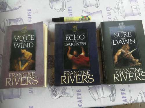 FRANCINE RIVERS  3 Books MARK of the LION SERIES Books 1 2 and 3 ( complete ) Includes A Voice in th