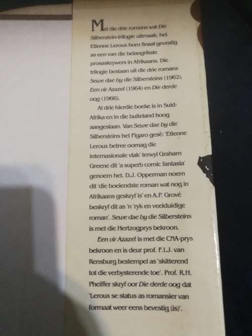 ETIENNE LEROUX DIE SILBERSTEIN -TRILOGIE Hardeband