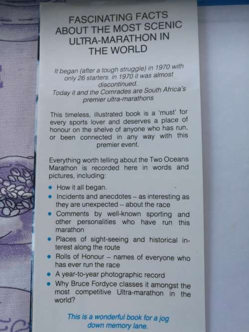 TWO OCEANS MARATHON by JOHN CAMERON-DOW  with Fwd. by Bruce Fordyce