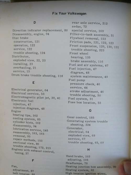 FIX YOUR VOLKSWAGEN LARRY JOHNSON  ( VW Beetle )