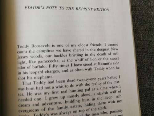 AFRICAN GAME TRAILS THEODORE ROOSEVELT Peter Capstick Series Editor ( Hunting )