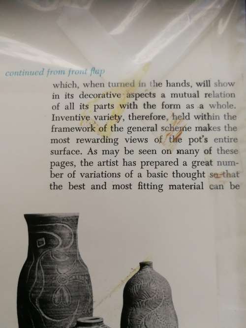 AARON BOHROD A POTTERY SKETCHBOOK Second Printing ( art clay pottery