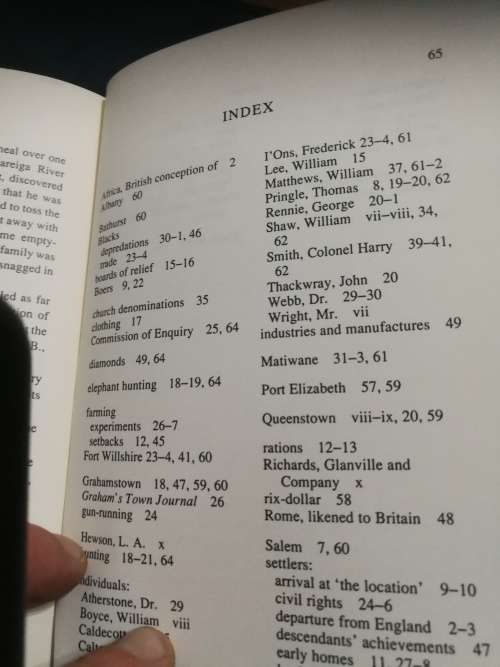 THE REMINISCENCES of ALBANY SETTLER H H DUGMORE  Introduction and Notes by Grant Chistison settlers
