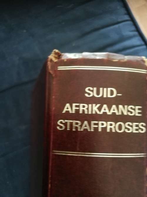 SUID AFRIKAANSE STRAFPROSES DERDE UITGAWE V G HIEMSTRA  wet ( CRIMINAL LAW )