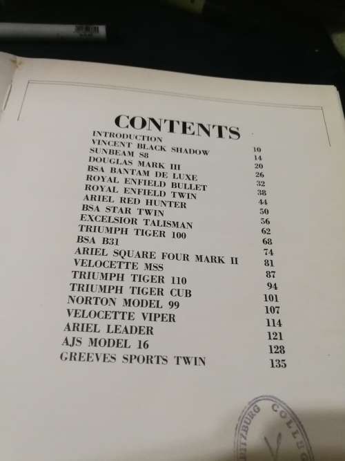 BRITISH MOTORCYCLES OF THE FIFTIES BOB CURRIE ( Motor Cycles )