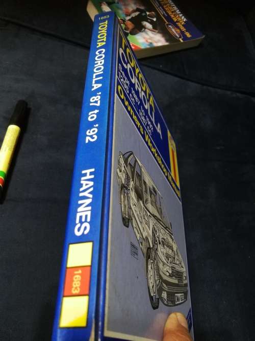 Toyota Corolla 1987 to 1992 1295 and 1587 Owners Workshop Manual HAYNES no 1683