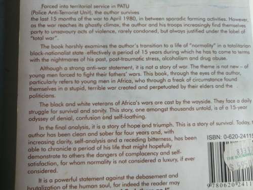 2 Books by CHRIS COCKS FIREFORCE One Man`s War in the Rhodesian Light Infantry plus SURVIVAL COURSE