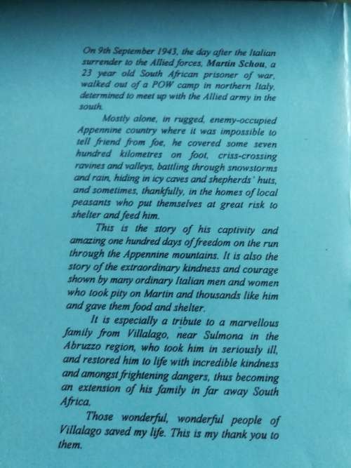 MOUNTAINS OF FREEDOM MARTIN SCHOU The incredible adventure of a young prisioner of war