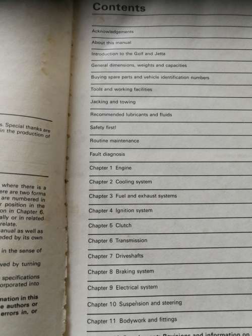 VW ( PETROL ) GOLF and JETTA 1974 to 1984 All Mk1 models 1093cc 1272cc Owners Workshop Manual HAYNES