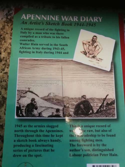 APENNINE WAR DIARY WALTER HAIN A Frontline Sketchbook 1944 - 1945 Second World War