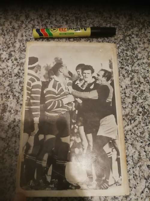 ALL BLACK-ED OUT FRED LABUSCHAGNE ( All Blacks Rugby 1970 )