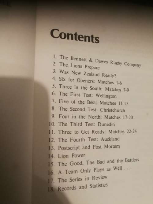 LIONS 77 On Tour in NEW ZEALAND KEITH QUINN 1977