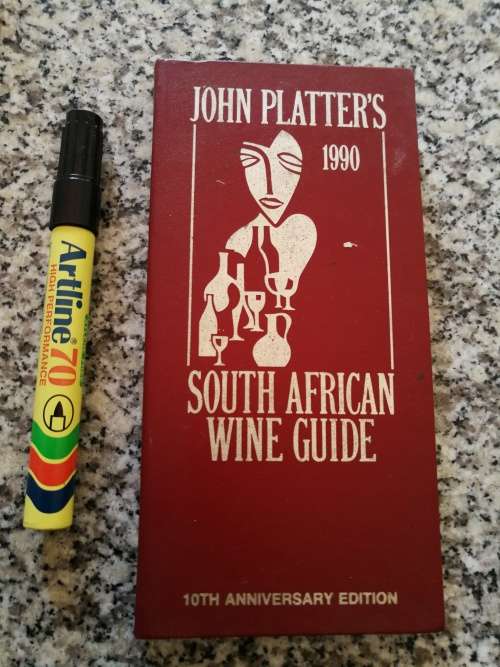 1990 PLATTER`S SOUTH AFRICAN WINE GUIDE ( John Platter John Platters )