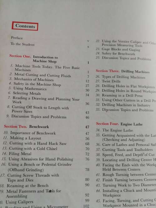 MACHINE TOOL METALWORKING PRINCIPLES and PRACTICE FEIRER and TATRO ( Metalwork  1961