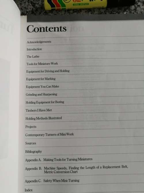 TURNING MINIATURES IN WOOD JOHN SAINSBURY   wood turning lathes lathe work woodworking