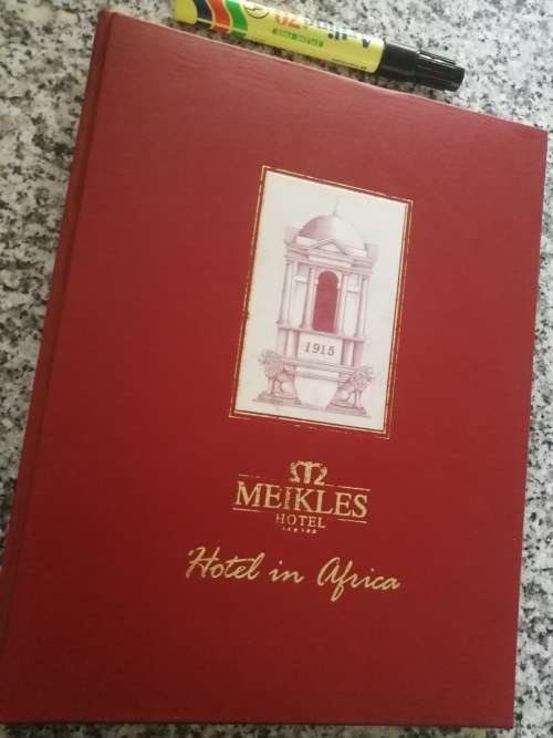 Reserved for StJohn HOTEL IN AFRICA MEIKLES HOTEL NORMAN ATKINSON