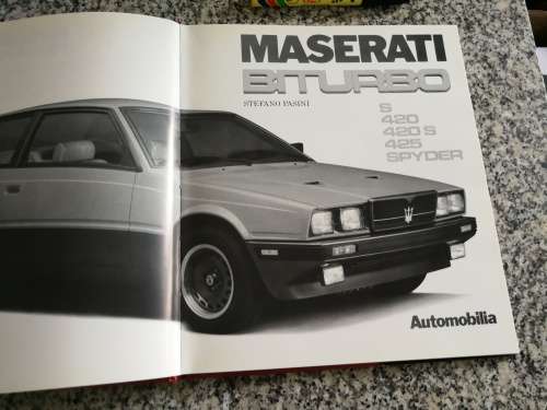 MASERATI BITURBO S 420 420 S 425 SPYDER AUTOMOBILLIA STEFANO PASINI