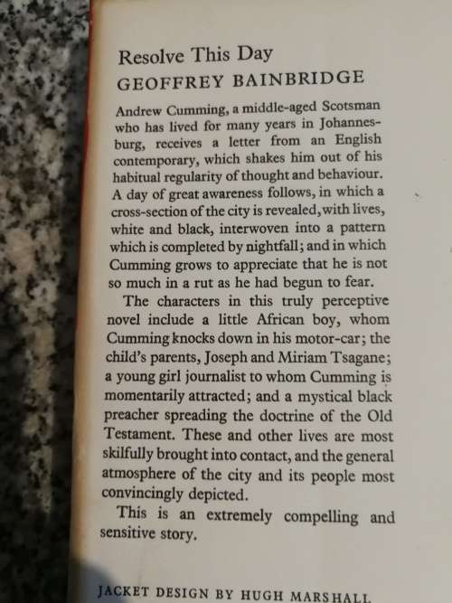 RESOLVE THIS DAY GEOFFREY BAINBRIDGE