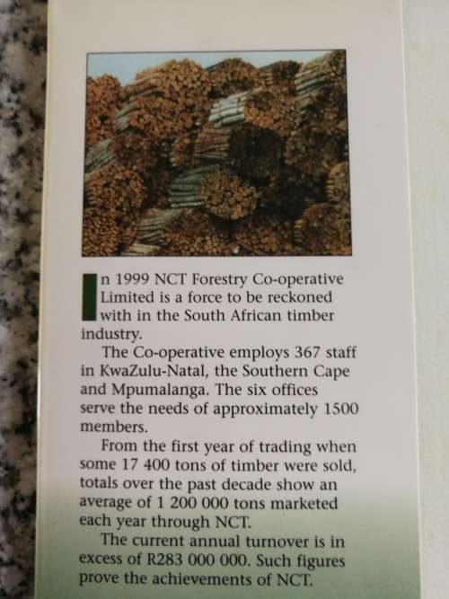 THE NCT STORY NCT Forestry Co-operative , TONY FARROW INGRID FERGUSON ( 50 Years 1949-1999 )