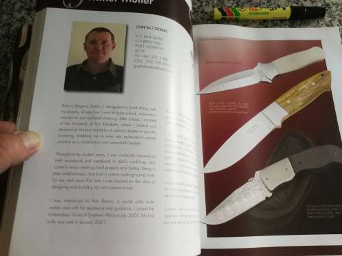 KNIFEMAKER`S GUILD OF SOUTHERN AFRICA 30 Years of Excellence ( knives )