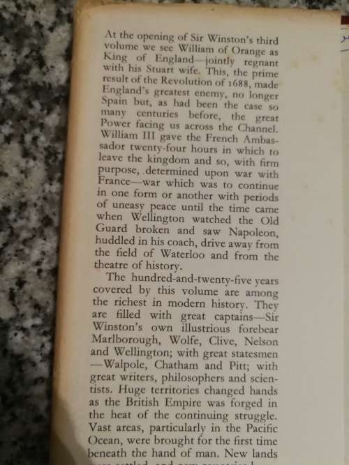 4 books A HISTORY OF THE ENGLISH SPEAKING PEOPLES WINSTON S CHURCHILL  all four books D/j Poor