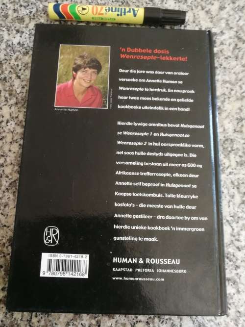 DIE OMNIBUS HUISGENOOT WENRESEPTE ANNETTE HUMAN   ( Afrikaans Hardeband  )