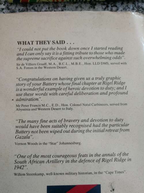 6th BATTERY A Saga of Gunners in the Western Desert JH NEWMAN  AG VOSLOO SIXTH  ( a reading copy