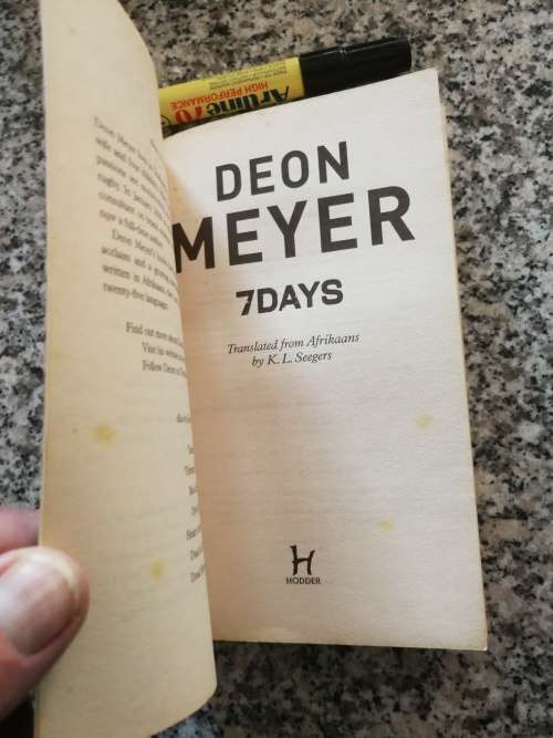 DEON MEYER 7 DAYS