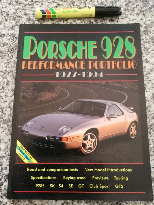 2 BOOKS PORSCHE 928 PERFORMANCE POTFOLIO R M CLARKE  plus ROAD TESTS and ARTICLES TREVOR ALDER