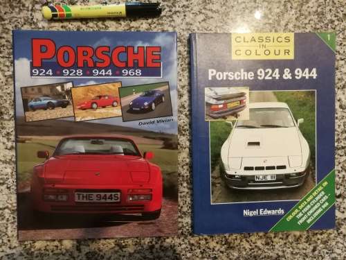 2 BOOKS PORSCHE 924 928 944 968 DAVID VIVIAN Plus PORSCHE 924 and 944 NIGEL EDWARDS