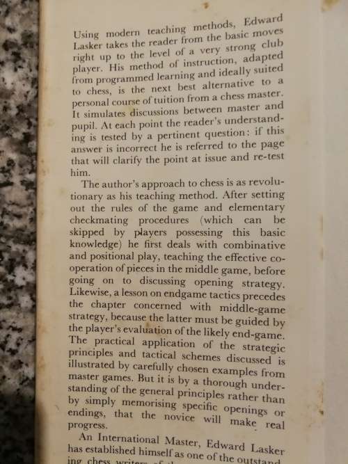 3 Books on CHESS  by Walter Korn Edward Lasker and Svetozar Gligoric