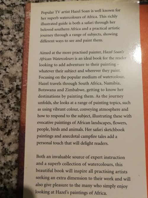 HAZEL SOAN`S AFRICAN WATERCOLOURS  Art Expert on TV`s Watercolour Challenge painting
