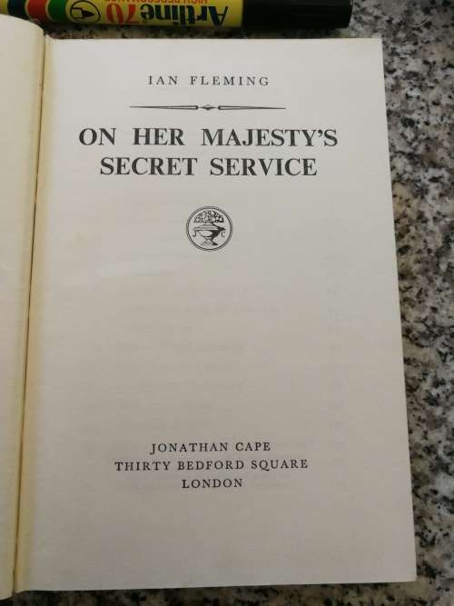 Reserved for Sea Lun ON HER MAJESTY`S SECRET SERVICE IAN FLEMING