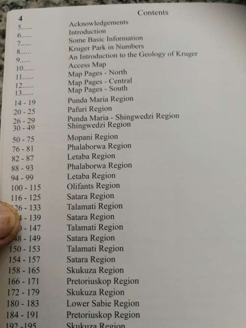 KRUGER NATIONAL PARK PETER`S GUIDE PETER DERICHS