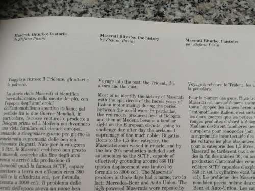 MASERATI BITURBO S 420 420 S 425 SPYDER AUTOMOBILLIA STEFANO PASINI