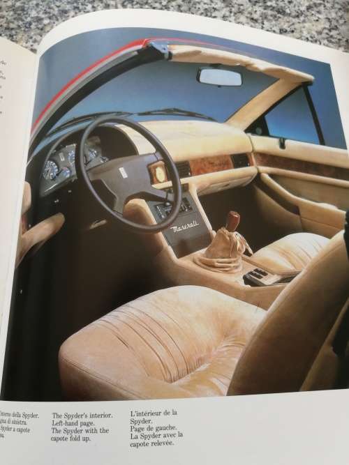 MASERATI BITURBO S 420 420 S 425 SPYDER AUTOMOBILLIA STEFANO PASINI