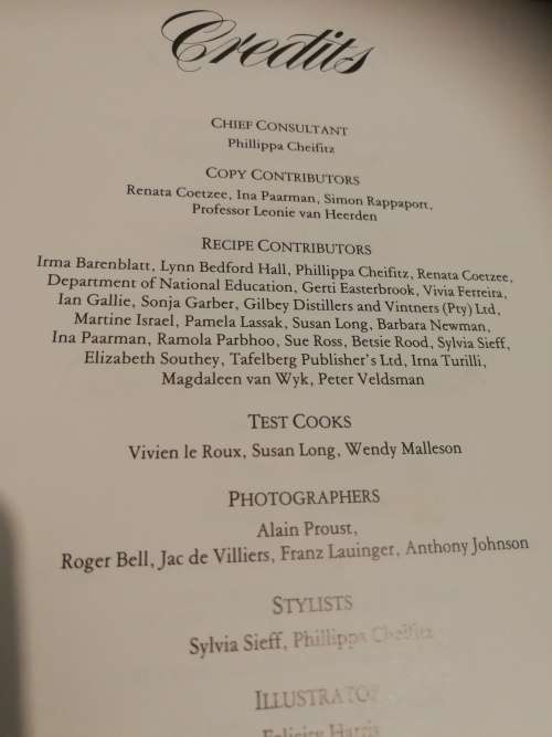 SOUTH AFRICAN COOKBOOK Readers Digest Cook Book  ( recipes  cooking )