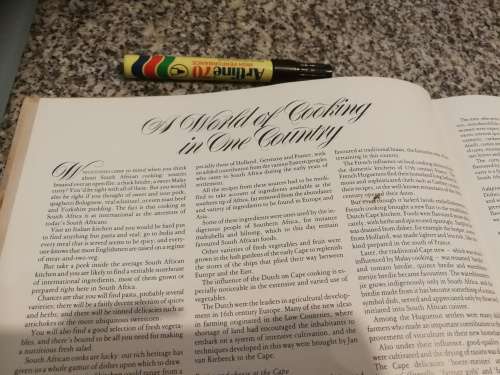 SOUTH AFRICAN COOKBOOK Readers Digest Cook Book  ( recipes  cooking )