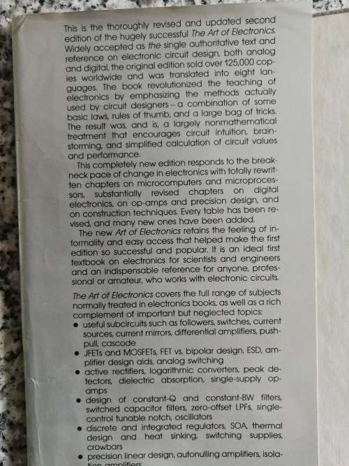 THE ART OF ELECTRONICS PAUL HOROWITZ WINFIELD HILL