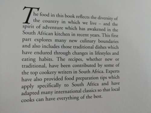 SOUTH AFRICAN COOKBOOK Heritage Publications  Cook Book  The Classic Cooking Guide