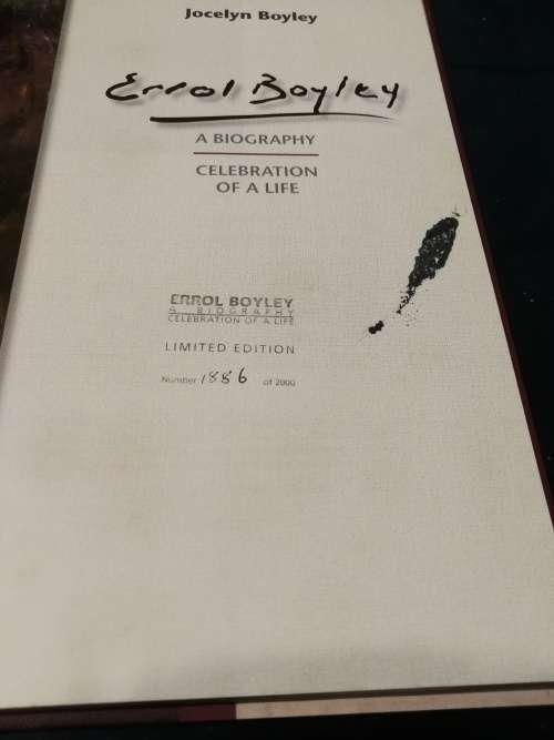 ERROL BOYLEY ( Ltd Edition & SIGNED ) BIOGRAPHY CELEBRATION OF A LIFE JOCELYN BOYLEY ART PAINTING