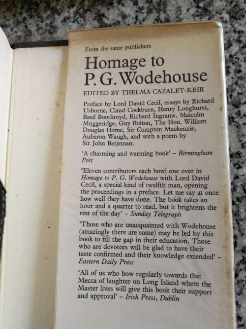 P G WODEHOUSE AUNTS AREN`T GENTLEMEN A JEEVES & BERTIE STORY (First Ed. 1974 ) arent  aren`t