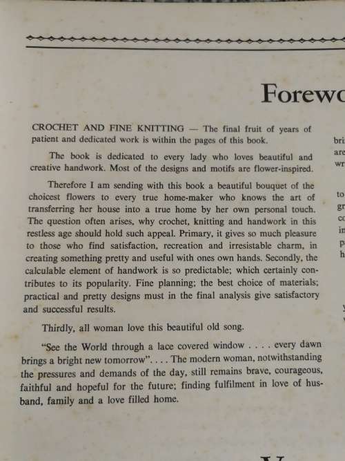 CROCHET AND FINE KNITTING E E VISSER 3rd Edition big range of beautiful and practical patterns