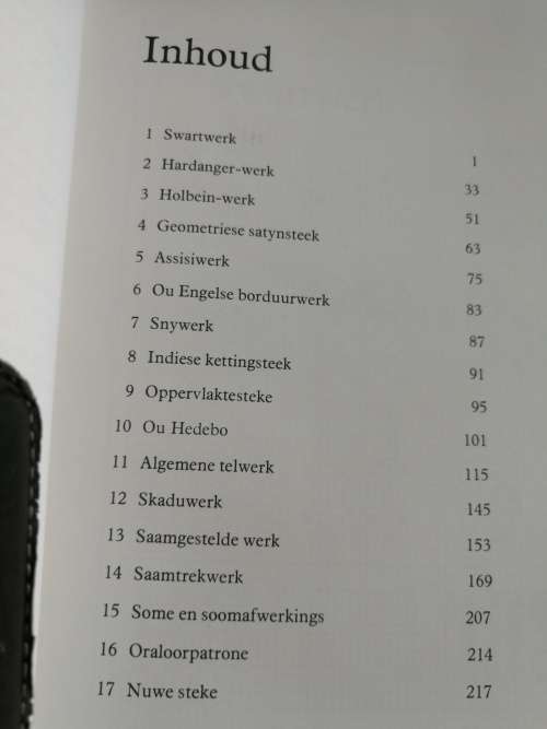 ONTWERPE OM TE BORDUUR HETSIE van Wyk van 220 Bladsye Afrikaans