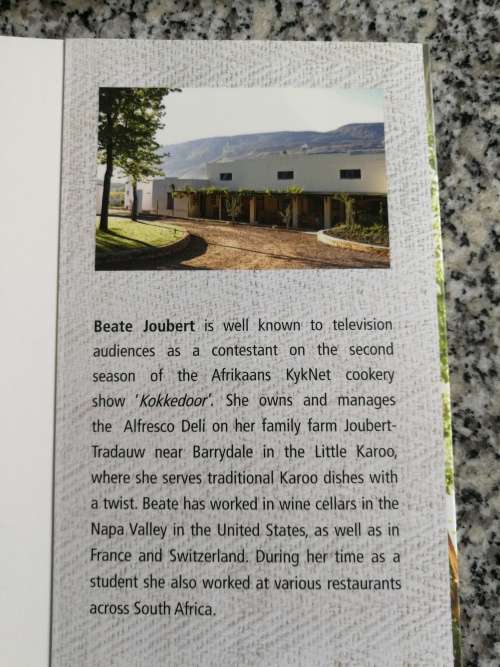 TASTE THE LITTLE KAROO BEATE JOUBERT  ( cooking cookbook )
