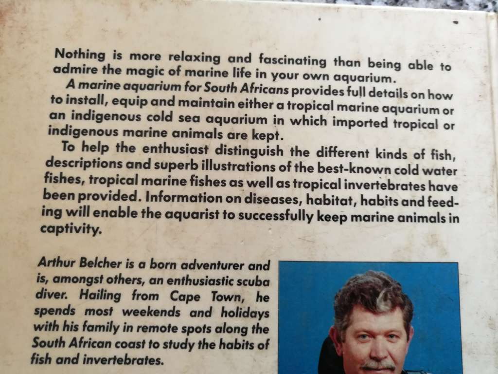 A MARINE AQUARIUM FOR SOUTH AFRICANS ARTHUR BELCHER Do it yourself  ( biology sea