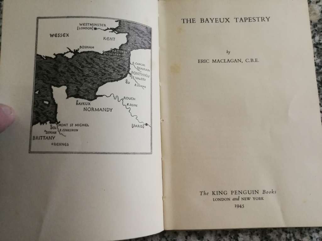 THE BAYEVX TAPESTRY BY ERIC MACLAGAN 1945  English history