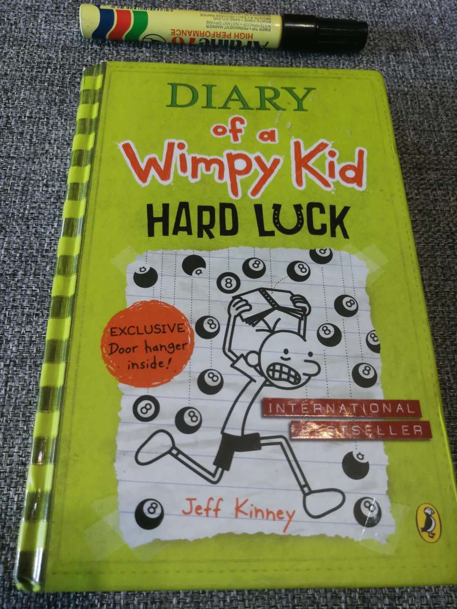 DIARY OF A WIMPY KID HARD LUCK JEFF KINNEY ( Hardcover )